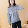 Sweater female autumn and winter fashion half-neck sweater pullover short paragraph warm loose bottoming shirt 210527