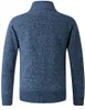 5 Colori Mens Giacche Maglioni Autunno Inverno Caldo Cashmere Lana Cerniera Cardigan Uomo Casual Maglieria Maglione Cappotto Maschile