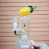 Unico bong ananas a forma di narghilè soffione doccia Perc tubo dell'acqua 14mm giunto femmina con ciotola di vetro Dab Rig