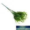 Decorative Flowers & Wreaths Big Sale 1 Branch Small Artificial Plants Grass Fake Floral Plastic Eucalyptus For El Wedding Table Decor whit Factory price expert