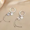 Gland Long Boucles D'oreilles En Argent Sterling 925 Arrivée Ronde Tempérament Sexy Mode INS Bijoux Faits À La Main