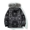IEFB Herrenbekleidung Hip Hop lockerer Winter warmer Mantel für männliche Cashew-Blume Baumwolle gepolsterter Mantel verdickte Kapuzenmode Jacken 9Y4267 210818