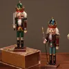 Décorations de Noël Créatif Casse-Noisette Soldat Décoration Cadeau En Bois Poupée Artisanat Fête Maison Fournitures