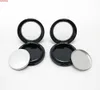 Taşınabilir Plastik Kozmetik Boş Kavanoz Temizle Pencere Siyah Şişeler Göz Farı Makyaj Kremi Dudak Balsamı Konteyner Tencere 2G 2 ML 24 PCShigh Qualtity