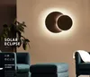 라운드 DIY 회전 현대 LED 천장 조명 거실 침실 학습 흰색 / 갈색 컬러 램프 고정물