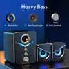 2021 Новый USB проводной модную коммутирующую динамик компьютерные колонки Bass Stereo Music Player Subwoofer Sound Box Phones телефоны