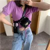 مصمم الأكياس Waist Women Pu Leather Mini Fanny Pack Multifunical Travel Lady Bag Bag Bag Hip Hop Bum Peminies Phone Permes SM210T