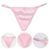 Dames slipje vrouwelijke sexy lage taille thong verleidelijke G-string 2021 mode effen kleur zachte naadloze ondergoed plus size t-back