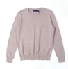 2021 Pull pour hommes Col ras du cou Mile Wile Polo Classique Pull de broderie en tricot de coton Pulls de chaleur de loisirs Pull-over 5 couleurs