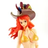 27cm One Piece Figure Toys Nami Flag Diamond Ship Pirate Anime Model Dolls X0526