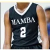 Chen37 anpassade sällsynta män #2 Mamba Gigi Bryant High School College Basketball Jersey Size S-4XL eller Custom något namn eller nummer Jersey