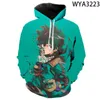 Anime My Hero Academia Hoodies 3D Printed Men Women Children Sweatshirts Boy Girl Kids Streetwear Pullover Tops Men Clothing Y211122