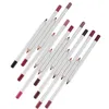 21 Colors Waterproof Lip Liner Pencil Lipliner Contour Matte Lipstick Pen Long Lasting Retro Red Color No Logo