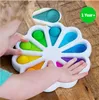 15cm Farfalla Forma di Fiore Push Bubble Giocattoli Sensoriale Semplice Fossetta Portachiavi Giocattolo Dito Portachiavi Spremere