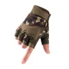 Outdoor Sports Fingerless Half Finger Military Army Tactical Gloves Camo Climbing Cycling Riding Airsoft Gym S2104