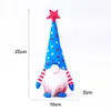 American Forest Old Man Doll American Flag Independence Day Faceless Dolls Window Creative Decoration w-00703