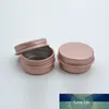 50 sztuk 10ml Puste Pink Aluminium Jar Cream Close Cosmetic Lip Balm Kontenery Rzemiosło do paznokci Garnek Butelka Pudełko W proszku