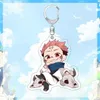 Designer5pcs/set Jujutsu Kaisen sleutelhanger Fushiguro Yuji Itadori sleutelhanger anime Gojo Satoru Toge Megumi cosplay dubbelzijdig acryl sleutelhanger rekwisieten