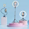 Universal Selfie Ring with Flexible Mobile Phone Holder Lazy Bracket Desk Lamp LED Light Live Stream Office Kitchen