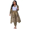 Women Print Long Sleeve Cardigan Pants Summer Two Piece Tracksuits 2 Suits Loose Sexy