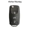 TPU Car Key Cover For VW Volkswagen Polo Jetta Golf MK6 TDI GTI R32 SEAT Skoda Leather Pattern Smart Remote Control Protect Case210c