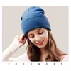 Furtalk Bere Şapka Kadın Erkek Kış Örme Skullies Bahar Sonbahar Bonnet Kap Chapeau Femme 211101