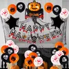 2021 Halloween Ballon Garland Arch Kit Helium Balloons Folie Set voor Halloweenday Party Decoraties Halloweens Ornament Props