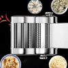 Stainless Steel Electric Pasta Maker Cutting Slicer Dumplings Noodle Pressing Machine Spaghetti Roller Hanger Dough Cutter