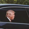 25X32cm Trump 2024 Adesivo de carro Banner Bandeiras Suprimentos para festas Eleição presidencial dos EUA Adesivos de janela de carros de PVC