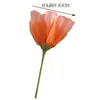 Artificial Giant Poppies Wedding Fake Large Flower Wall Background Display Road Lead Shopping Mall Window Shooting Props 211120