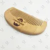 Pente de escova de cabelo MOQ 100 PCS LOGOTIPO personalizado Ecofriendly Cabelos de bambu Pentes de barba antiestático bolso portátil natural para homens mulheres 8366702