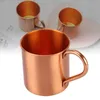Pure Copper Becher Cup Creative Kupfer handgefertigtes langlebiger Moskauer Cocktail Cup für Restaurant Bar Getränkware Party Küche