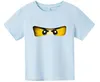 Novo verão crianças039s roupas de algodão meninos meninas tshirt legoe ninjago dos desenhos animados crianças topos camiseta manga curta 416y tshirt5008429