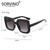 مصمم ريترو مربع النظارات الشمسية النساء 2021 جودة عالية بريق قوس قزح اللون شريط محب الصيف نظارات شمسية ظلال SP126