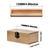 Rökning Naturligt Trä Stash Case Dry Herb Tobak Preroll Rolling Roller Cigaretthållare Grinder Tray Portable Maskinverktyg Träförvaring Box DHL Gratis