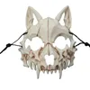 Halloween Japonais Dragon Dieu Loup-Garou Masque Cosplay Animal Crâne Masques Résine Naturelle Unisexe Partie Spectacle Porter DNV12941 200929