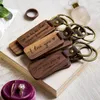 personalized wooden keychains