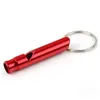 10pcslot Mixed Aluminum Emergency Survival Whistle Keychain For Camping Hiking Key Rings Y03061935470