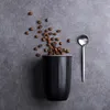 Tazze Coppia Simple Fashion Acciaio inossidabile Doppio strato Bocca aperta Tazza Texture verticale Caffè antiscivolo