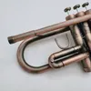 Margewate Brand BB Tune Trumpet Antik kopparpläterad Professionellt musikinstrument med fallmunstycke Golves tillbehör