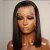 The New Short Brazilian Straight Bob Wig 4X4 Straight Closure Wig 13x6 13x4 Lace Frontal Wigs Pre-Pucked Lace Closure Wig for Women Glueless Human Hair Wigs