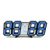 Relógios de desktop 3D LED LED Digital Wall Clock Data Time Celsius Nightlight Display Tabela Despertador da sala 211111