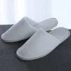 Disposable Slippers Coral Fleece Anti-slip Home Guest Thicken Travel Hotel White Soft Comfortable Delicate Disposable Slippers RRE11752