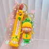 Creative Hot Selling Lolita Little Princess Keychain Cute Girl Keyring 3D pvc Bag Car Pendant Birthday Best Gift Accessories G1019