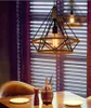 Lamp Covers Shades Touw Lampen Retro Industrial Style Simple Personality Diamond Bar Iron Restaurant Kroonluchter