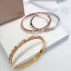 BUIGARI high quality bangle diamonds 18K gold plated Factory direct sales jewelry Bangle for woman popular Bracelets luxury designer 5A fashion premium gifts