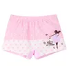 1pcs détail adolescente culotte culotte blanche boxer respirant coton fleur imprimé sous-vêtements doux culotte pour grandes filles 10-16 ans 210622