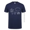 Linuxサーバーはほとんどの場合、雲Tシャツ夏の男性首の綿のコンピュータープログラマーTシャツ面白い男Tシャツ210714