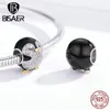 Pinguin-Schmuck BISAER Glückspinguin-Anhänger aus 925er-Sterlingsilber, passend für Perlen, Armbänder, Kubikzirkon, DIY-Schmuckherstellung EFC126 Q0531