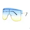 Desingers Solglasögon Luxurys Beach Sun Badning Körning One-Piece Stor-Frame Jelly Oversized Frames Special Anti-High Beam Driver Spegel Dual-Purpose